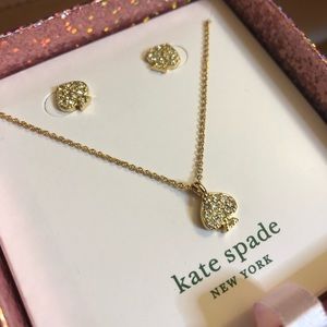 KATE SPADE PENDANT AND EARRING SET